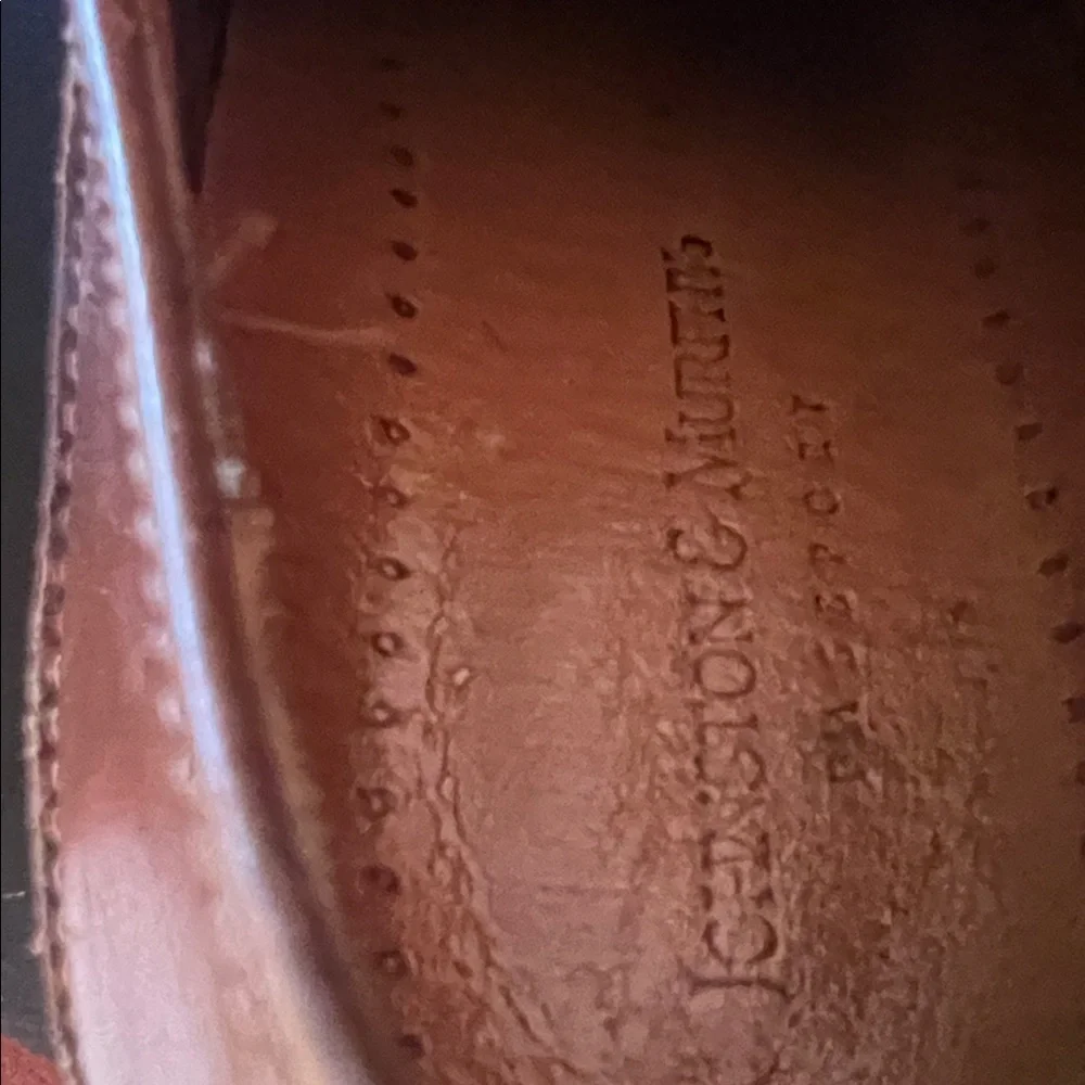 Johnston & Murphy Rich Brown Leather Derbys